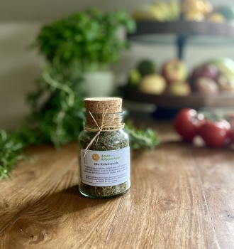 Bio Kräutersalz (80 g im Korkenglas)